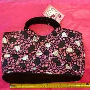 Hello Kitty Anime Oxford Tote Bag - Durable Storage for Travel & Daily Use